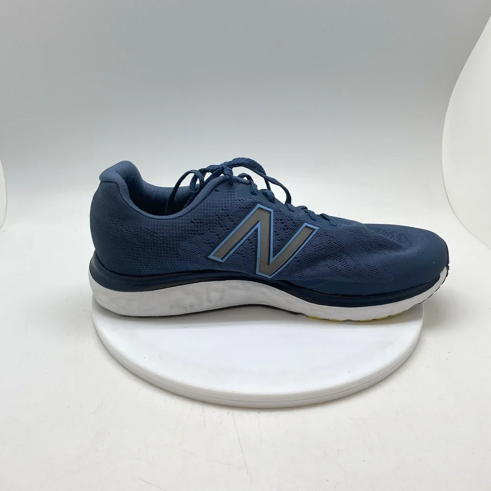 New Balance Sneakers Mens 11.5 4E Fresh Foam 680 M680CN7 Blue Athletic Running